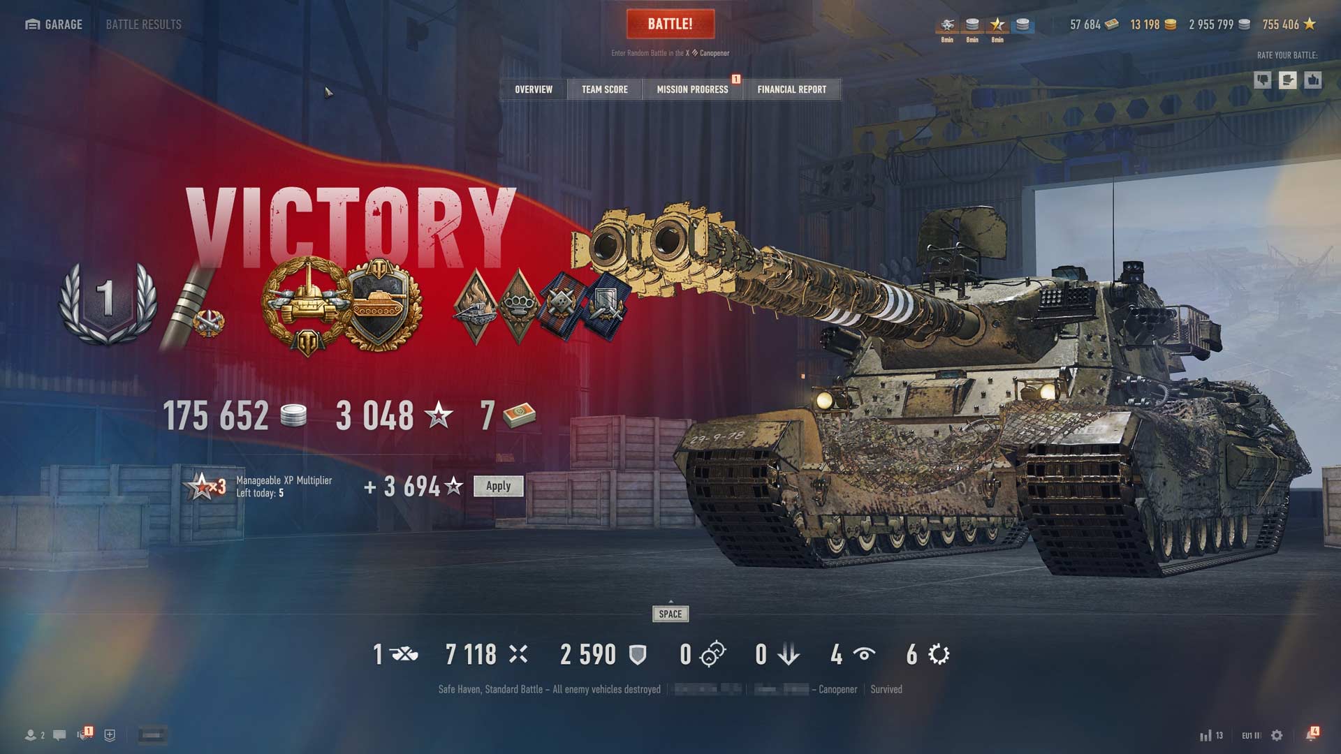 3 marks on Canopener