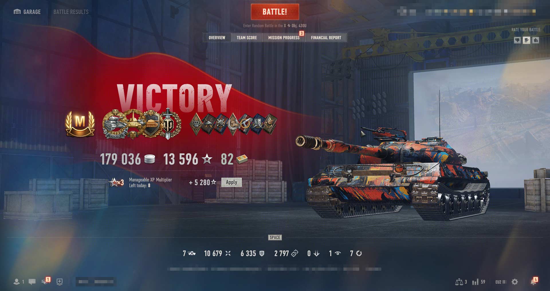 Ace Tanker - 430U 10K damage