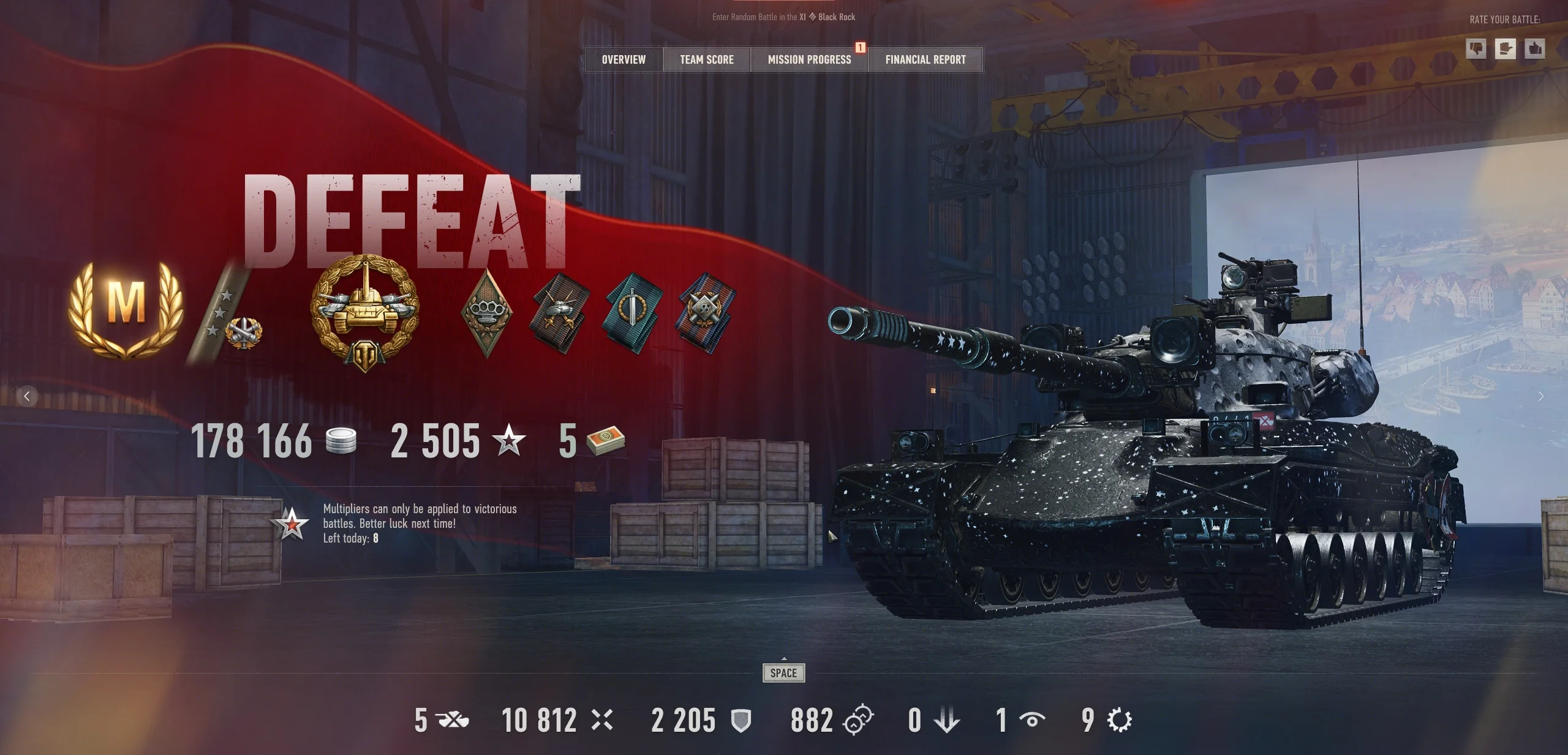 Black Rock - 3 marks + Ace Tanker