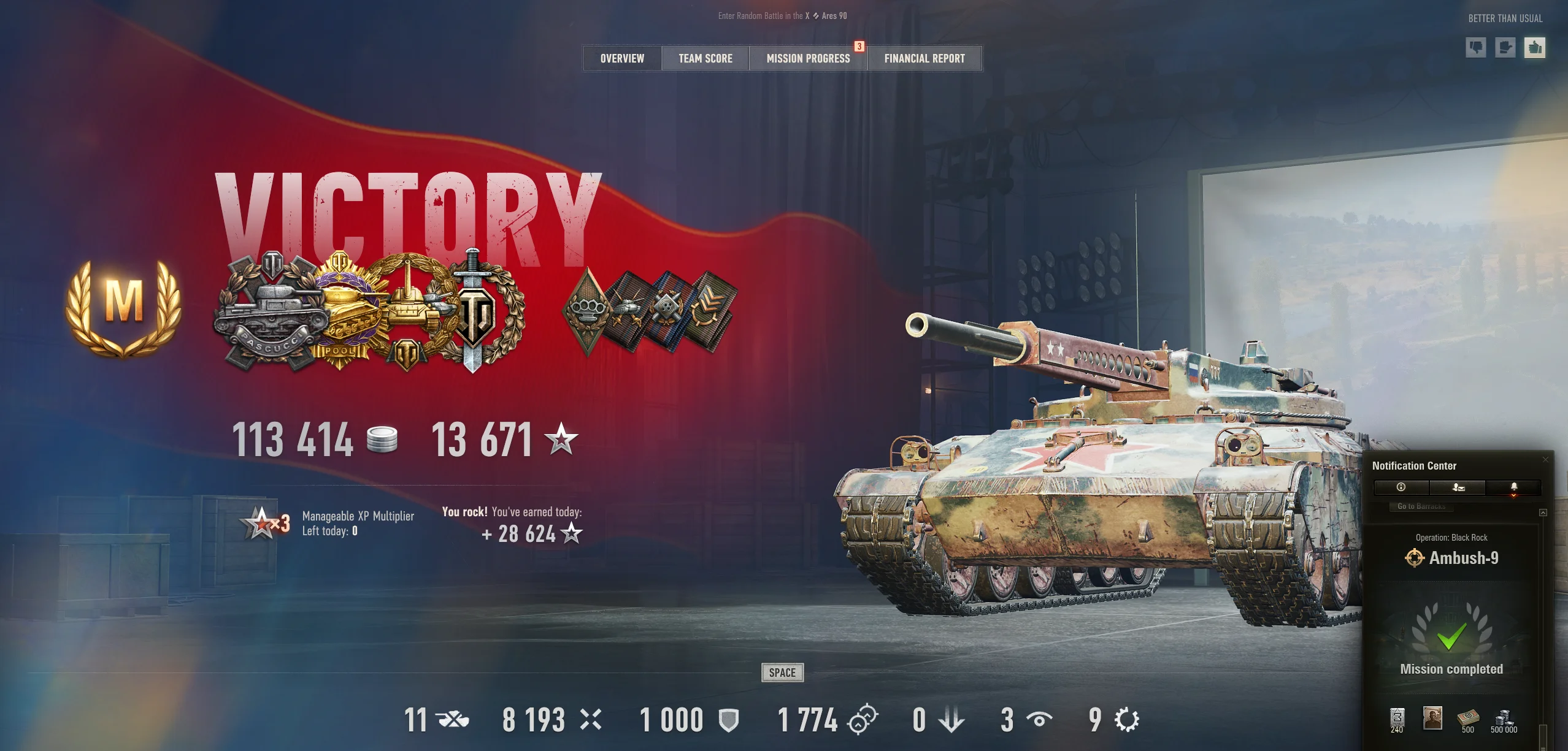 Black Rock: Ambush 9 + Ace Tanker