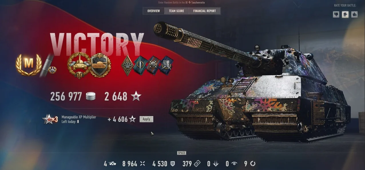 Taschenratte 3 marks + Ace Tanker